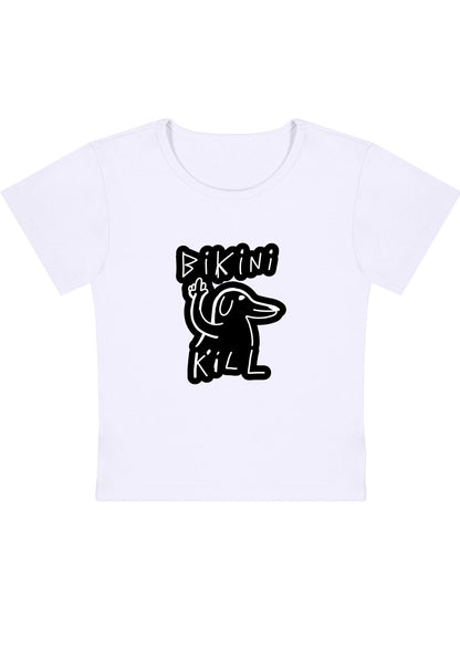 Curvy Bikini Kill Baby Tee