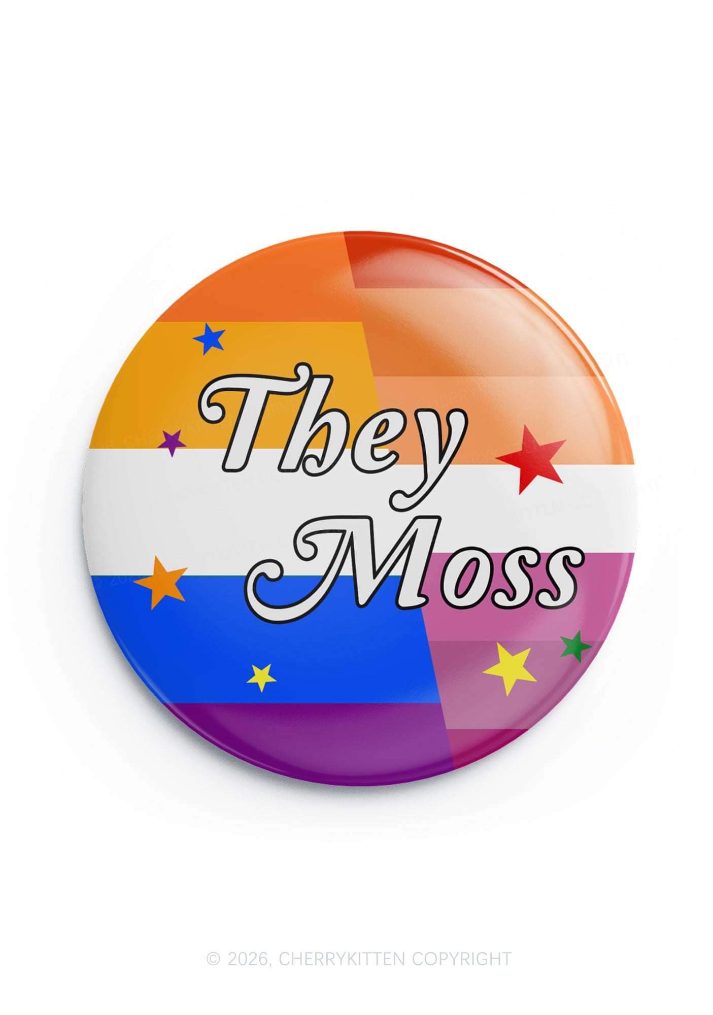 They Moss Pride 1Pc Y2K Pin Badge Cherrykitten