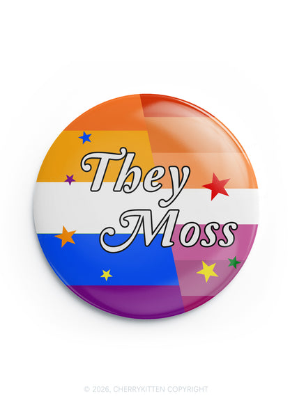 They Moss Pride 1Pc Y2K Pin Badge Cherrykitten
