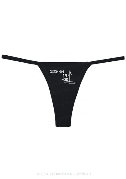 Custom 19th Hole Y2K Flat String Thong Cherrykitten