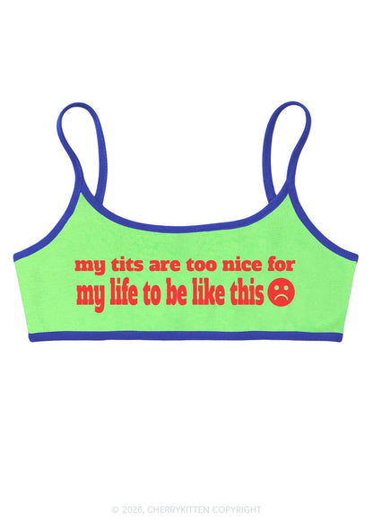 My Txts Are Too Nice Y2K Super Crop Cami Cherrykitten