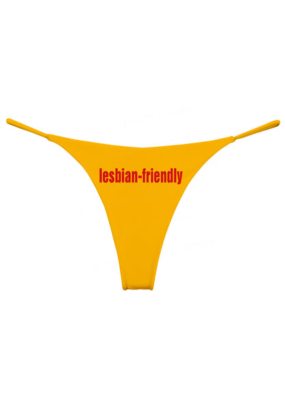 Lesbian Friendly Pride Y2K Bikini String Thong Cherrykitten
