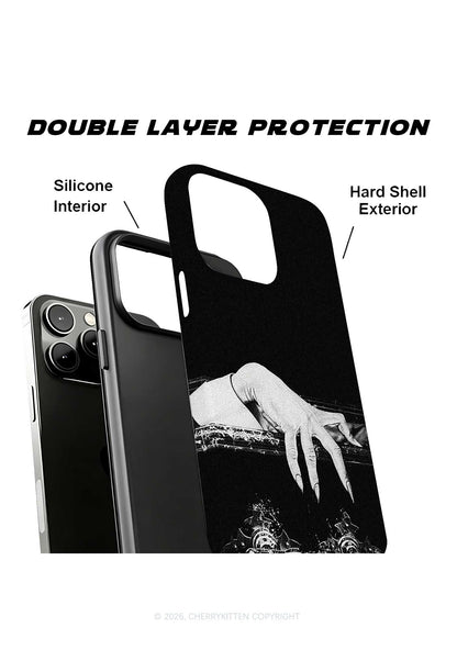 Halloween Black Vampire Claw Y2K Phone Case Cherrykitten