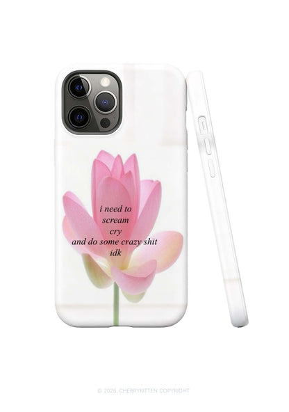I Need To Scream Cry Y2K Phone Case Cherrykitten