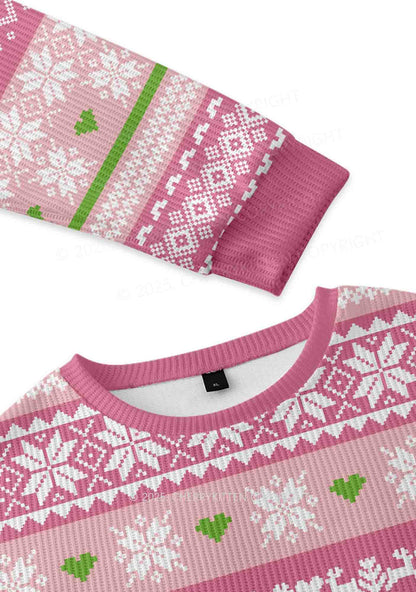 Dump Him Y2K Christmas Knit Sweatshirt Cherrykitten