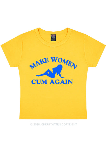 Make Women Cxm Again Y2K Baby Tee Cherrykitten