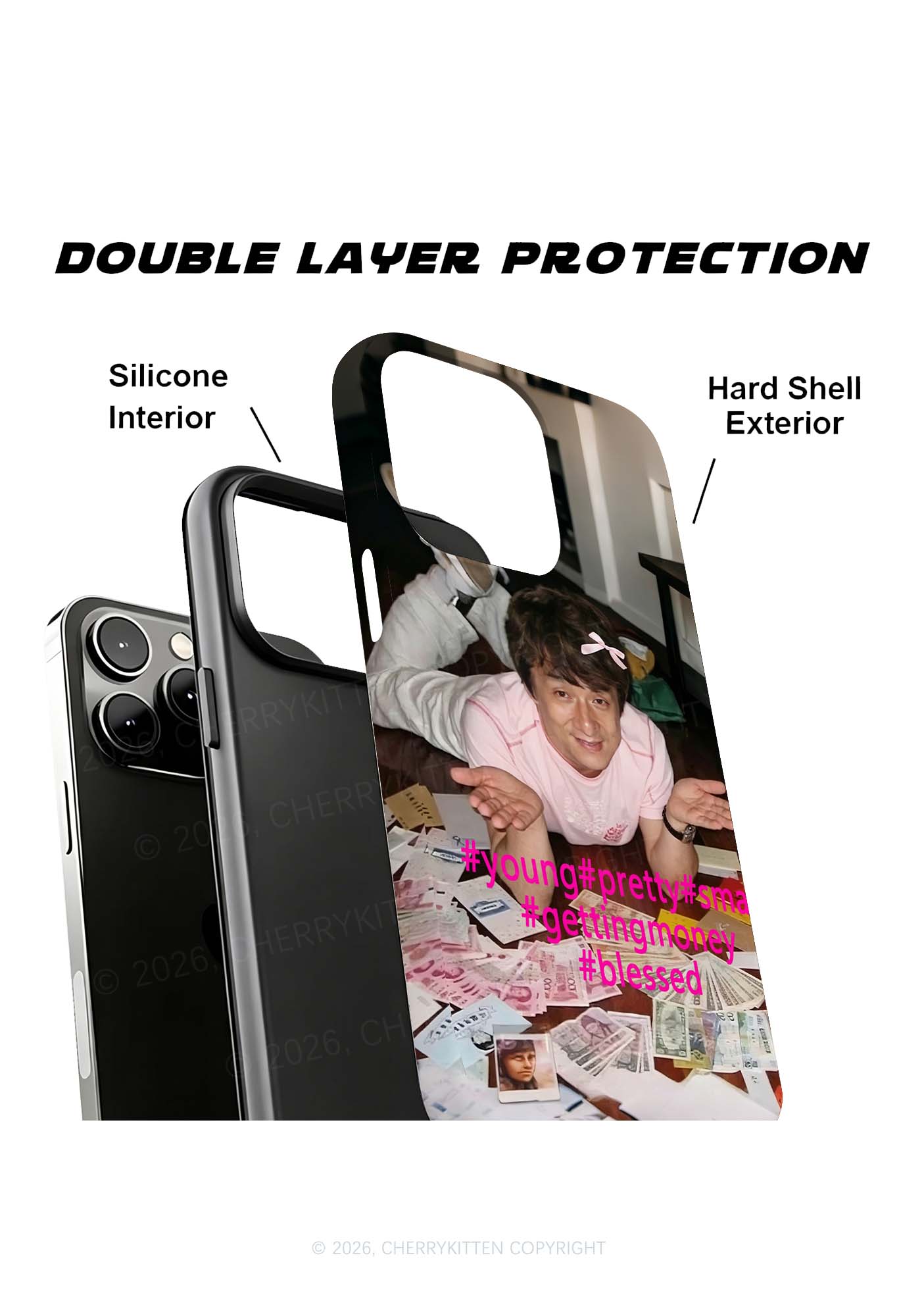 Young Pretty Smart Y2K Phone Case Cherrykitten