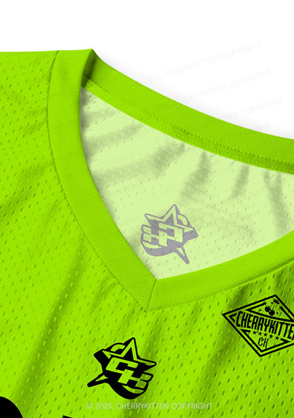 Cutsom Green Bart Team Y2K Sport Jersey Tank Cherrykitten