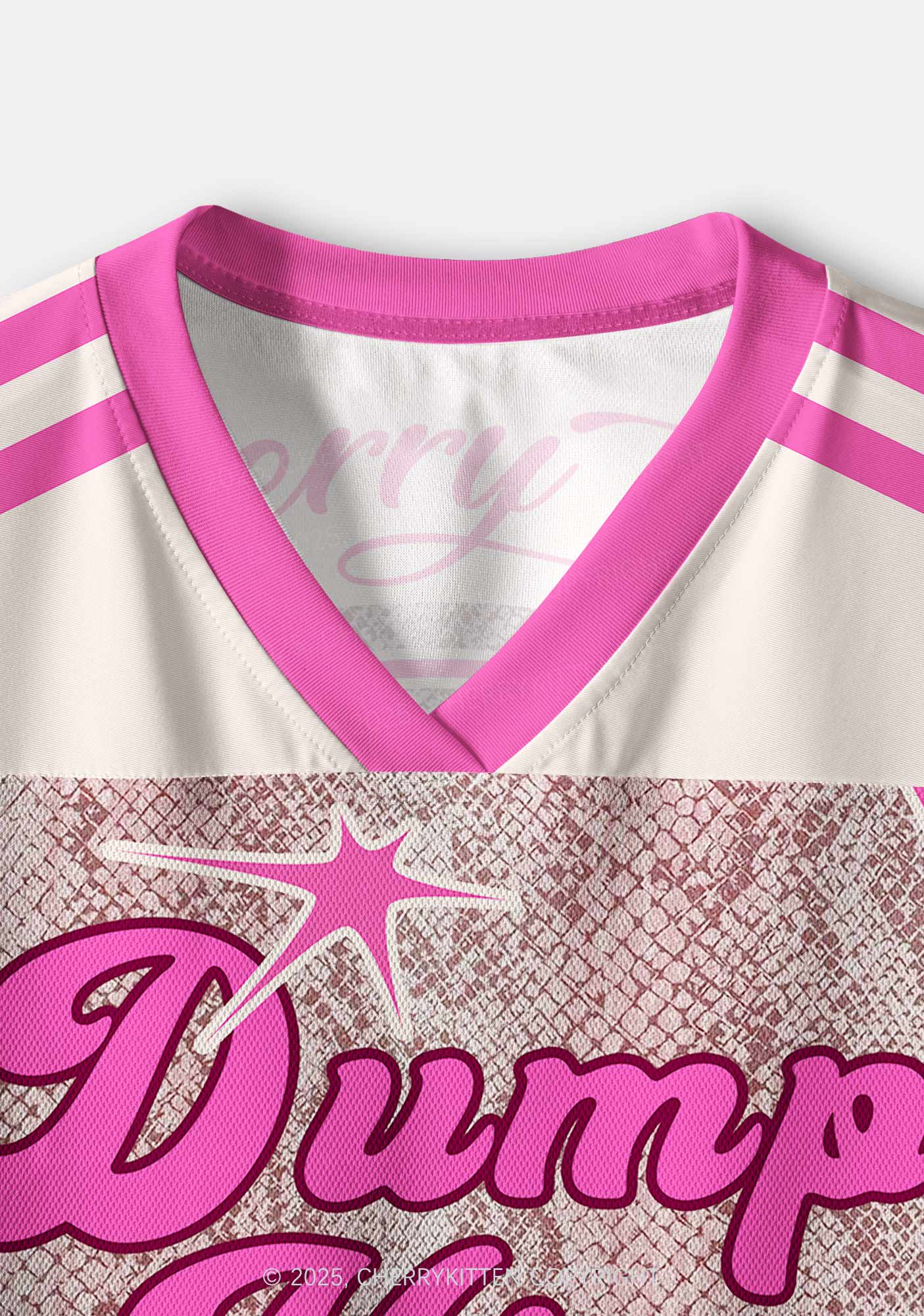 Custom Dump Him Y2K Crop Sport Jersey Shirts Cherrykitten