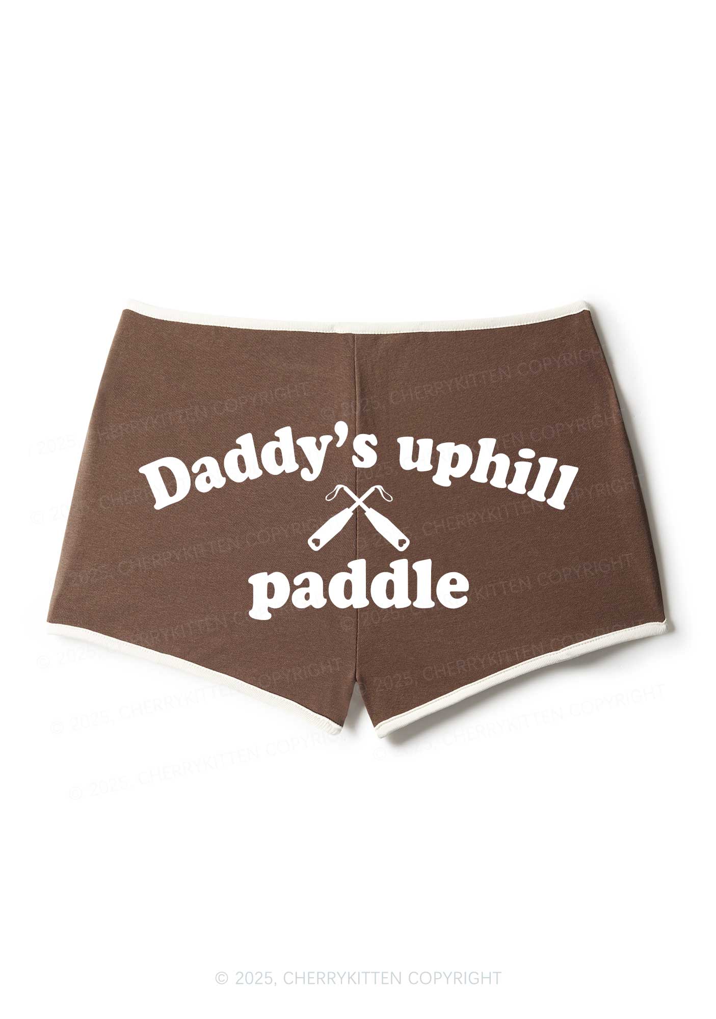 Daddys Uphill Paddle Y2K Booty Shorts Cherrykitten