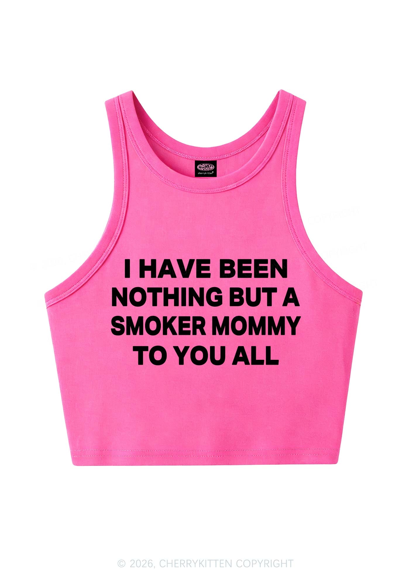 I Have Been A Smoker Mommy Y2K Crop Tank Top Cherrykitten