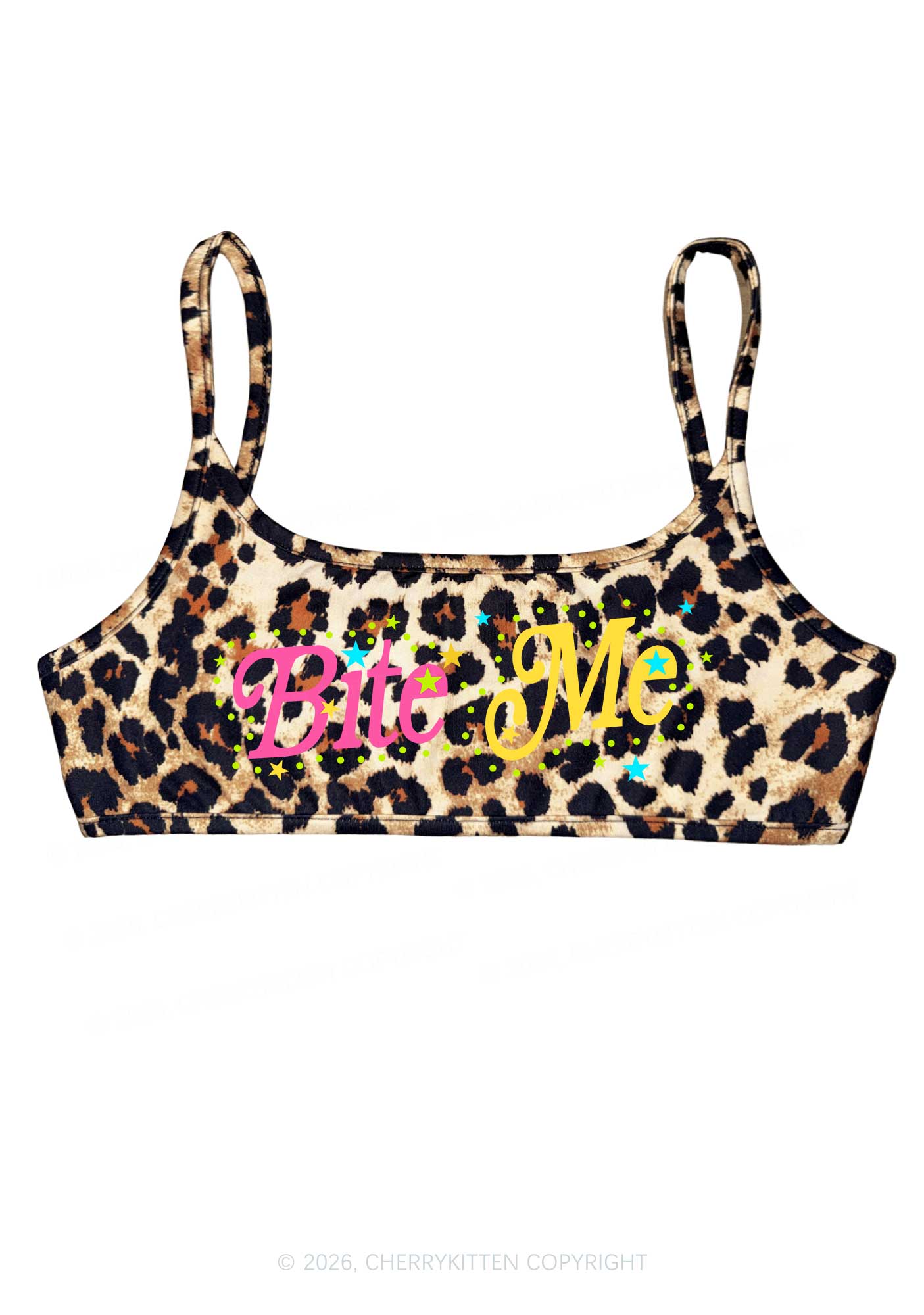 Bite Me Y2K Super Crop Cami Cherrykitten