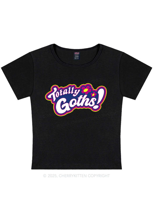 Totally Goths Y2K Baby Tee Cherrykitten