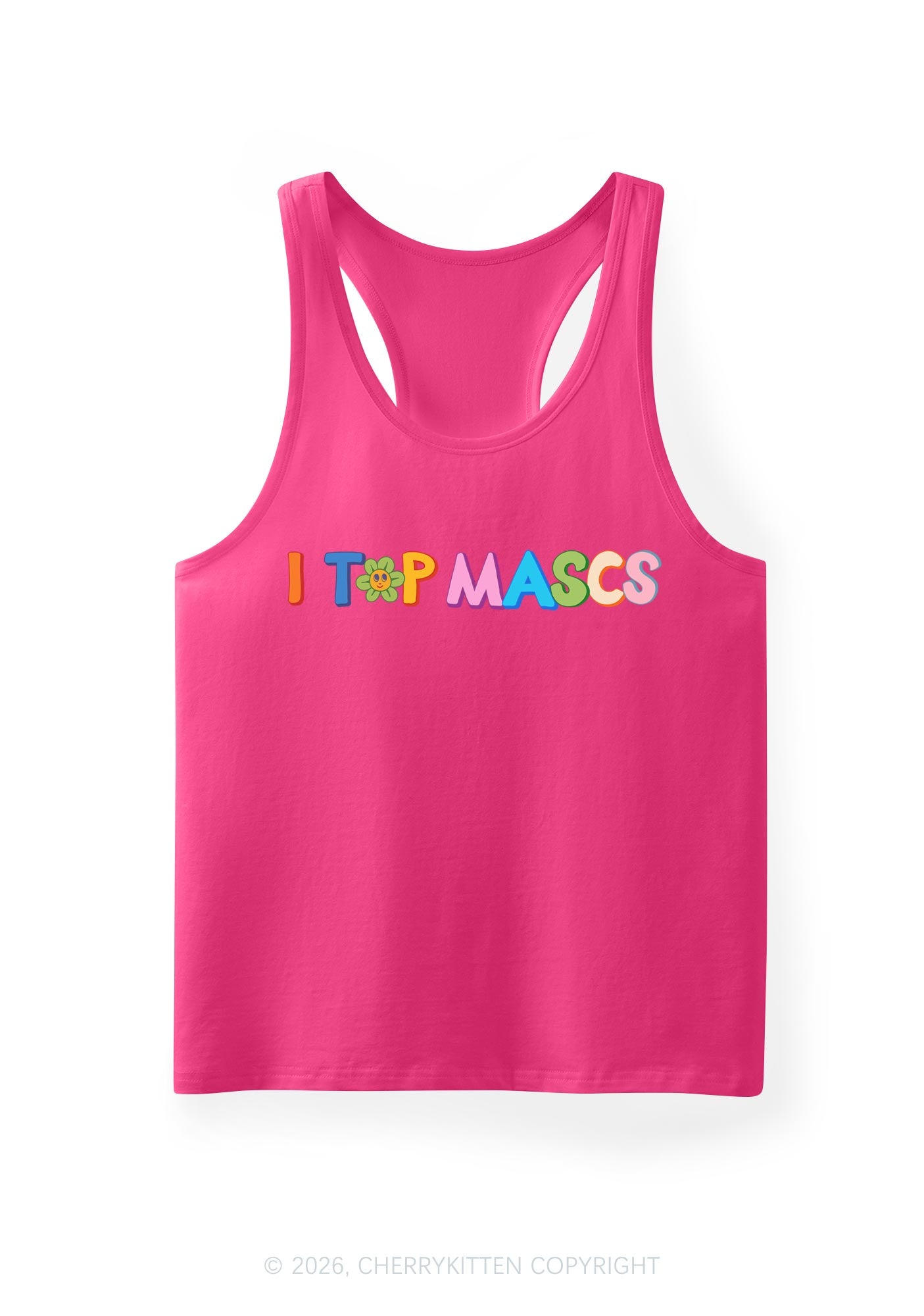 I Top Mascs Pride Y2K Men Racerback Tank Top Cherrykitten
