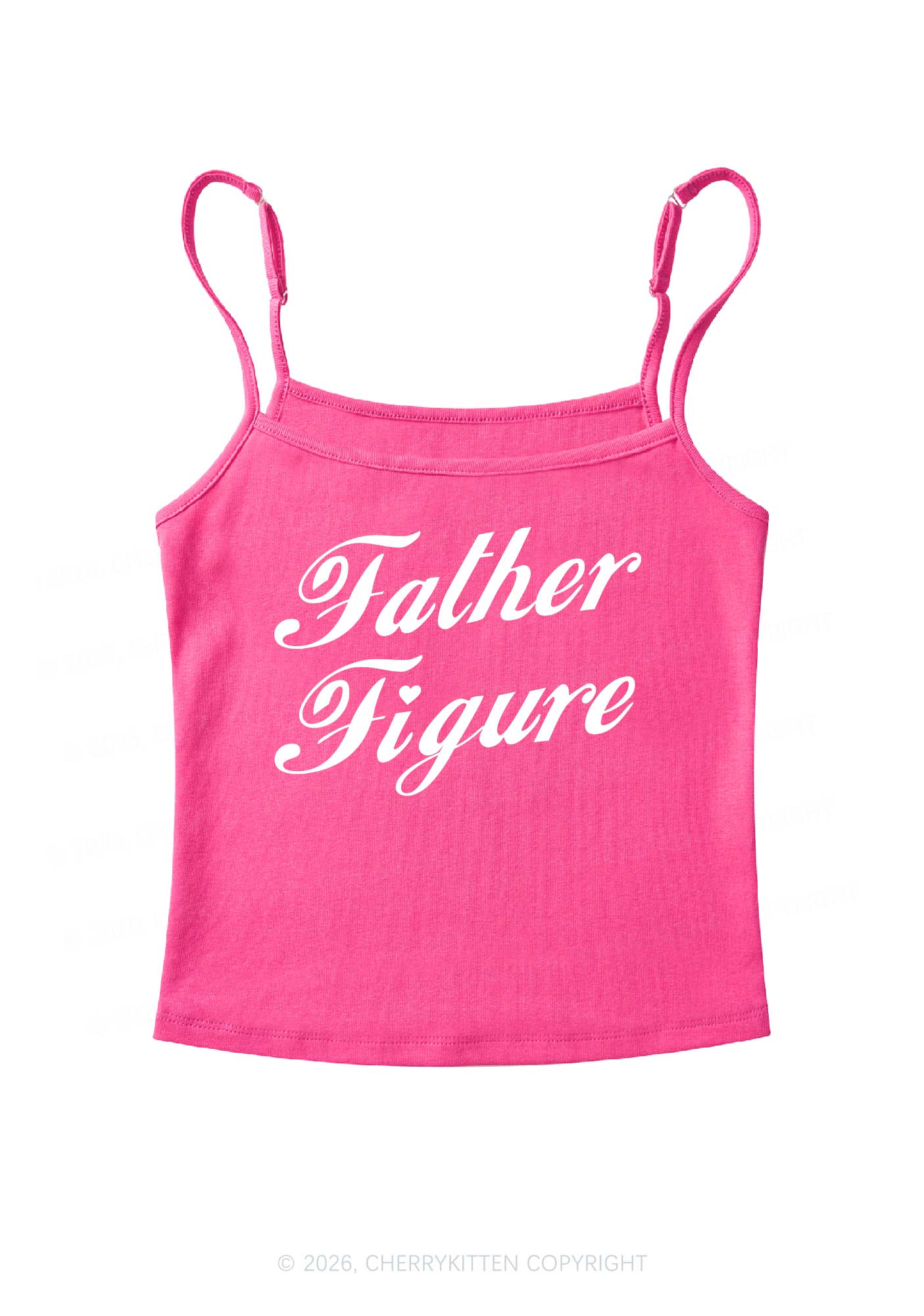 Father Figure Valentine's Day Y2K Spaghetti Strap Cami Cherrykitten