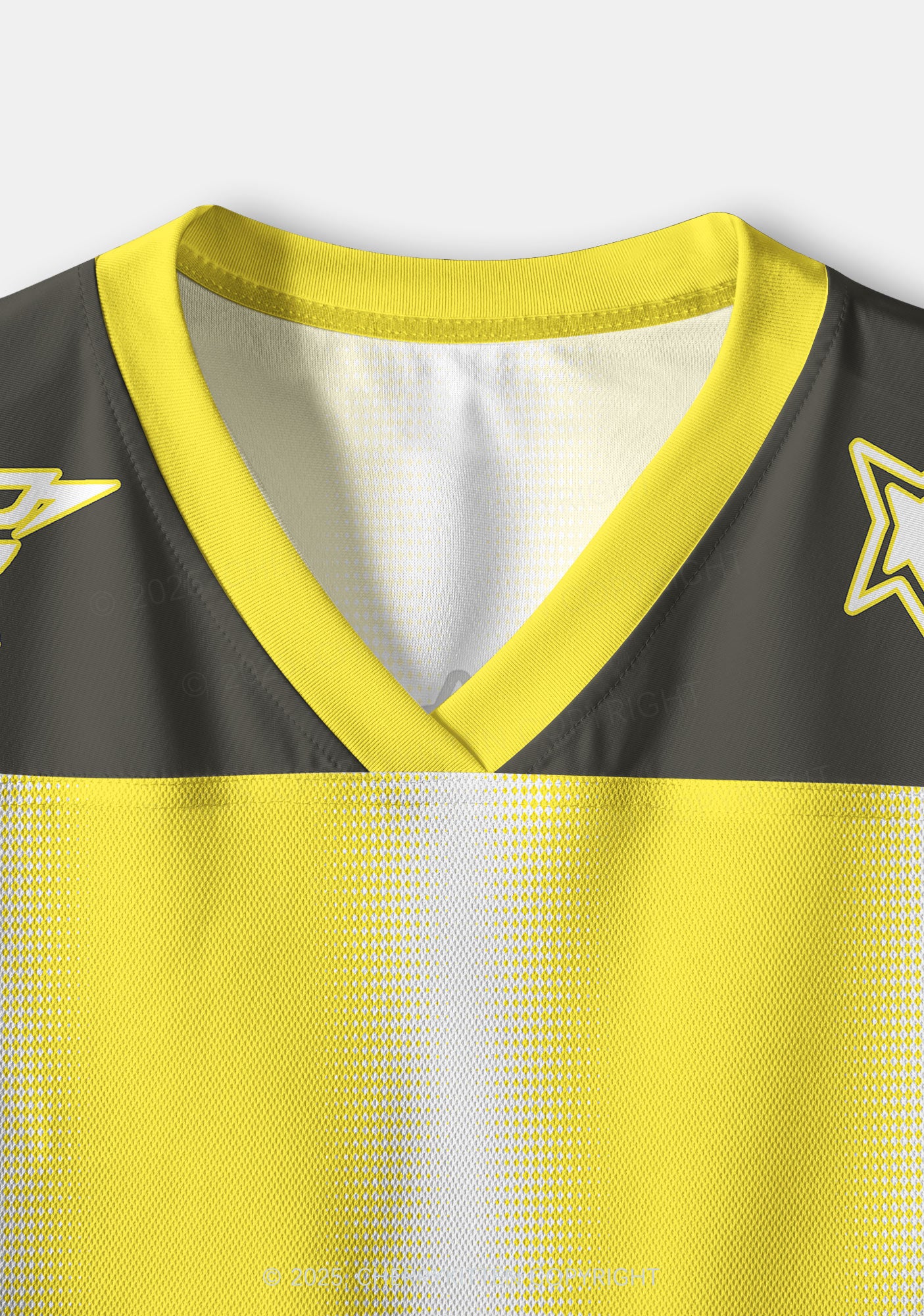 Custom Yellow Pony Y2K Crop Sport Jersey Shirts Cherrykitten