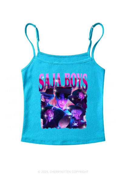 Kpop Boy Group Y2K Spaghetti Strap Cami Cherrykitten