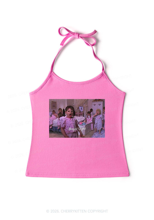 Boys Ugh Y2K Halter Neck Cami Cherrykitten