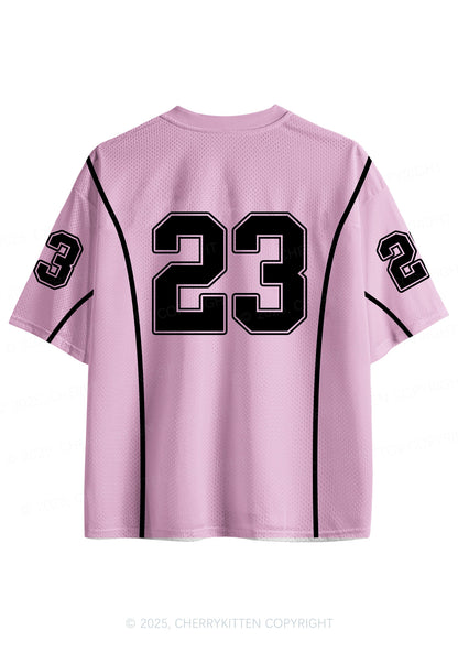 Custom Lightpink Lesbian Princess Pride Y2K Sport Jersey Shirts Cherrykitten