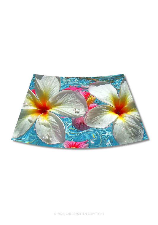 Blooming Floral Y2K Print Mini Skirt Cherrykitten