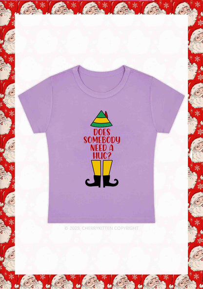 Elf Movie 10 Quotes Christmas Y2K Baby Tee Cherrykitten