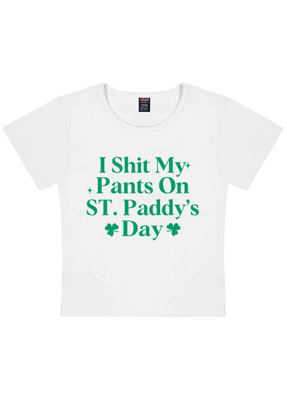 I Shxt My Pants St Patricks Y2K Baby Tee Cherrykitten