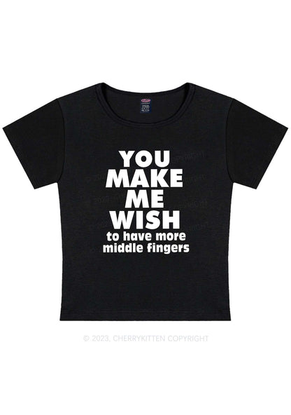 Curvy Have More Middle Fingers Y2K Baby Tee Cherrykitten