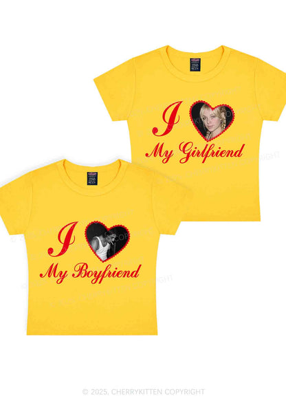 Custom Heart My BF GF Y2K Valentine's Day Baby Tee Cherrykitten