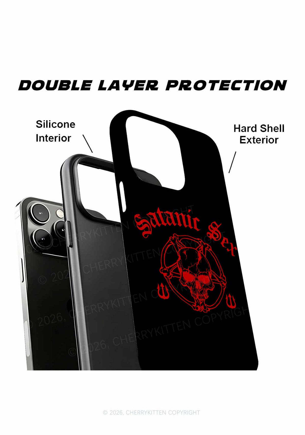 Halloween Satanic Sx Y2K Phone Case Cherrykitten