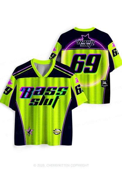 Green Bass Slxt Y2K Sport Jersey Shirts Cherrykitten