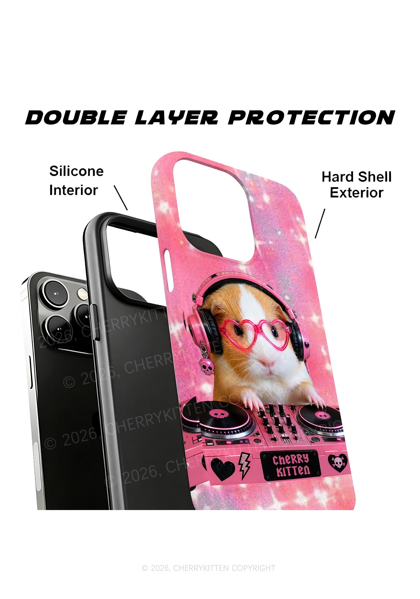 DJ Guinea Pig Y2K Phone Case Cherrykitten