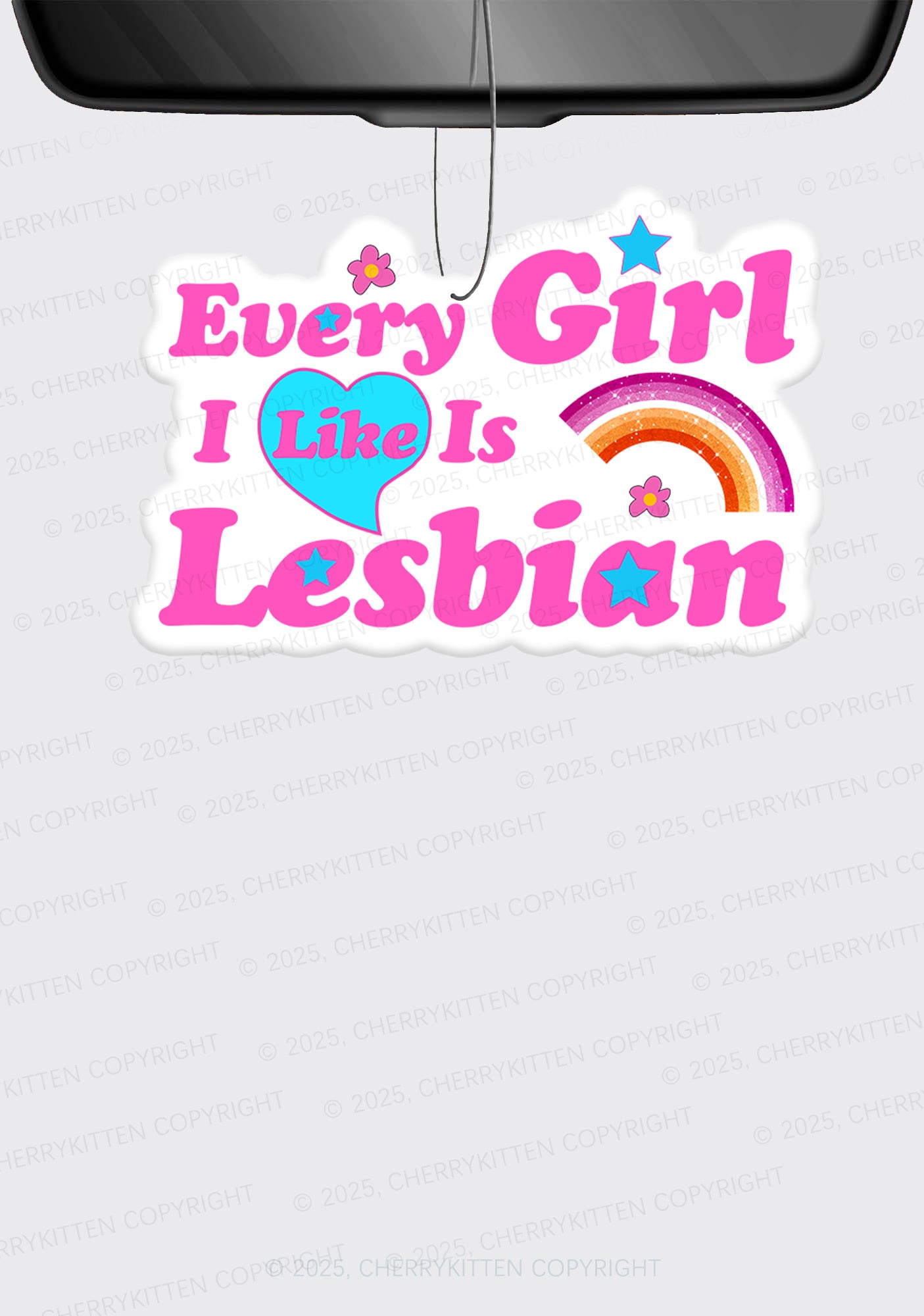 I Like Lesbian Girl Pride 1Pc Y2K Car Air Freshener Cherrykitten