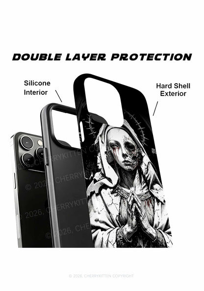Halloween Decaying Prayer Figure Y2K Phone Case Cherrykitten