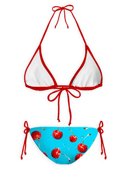 Fresh Cherry Y2K Print Bikini Set Cherrykitten