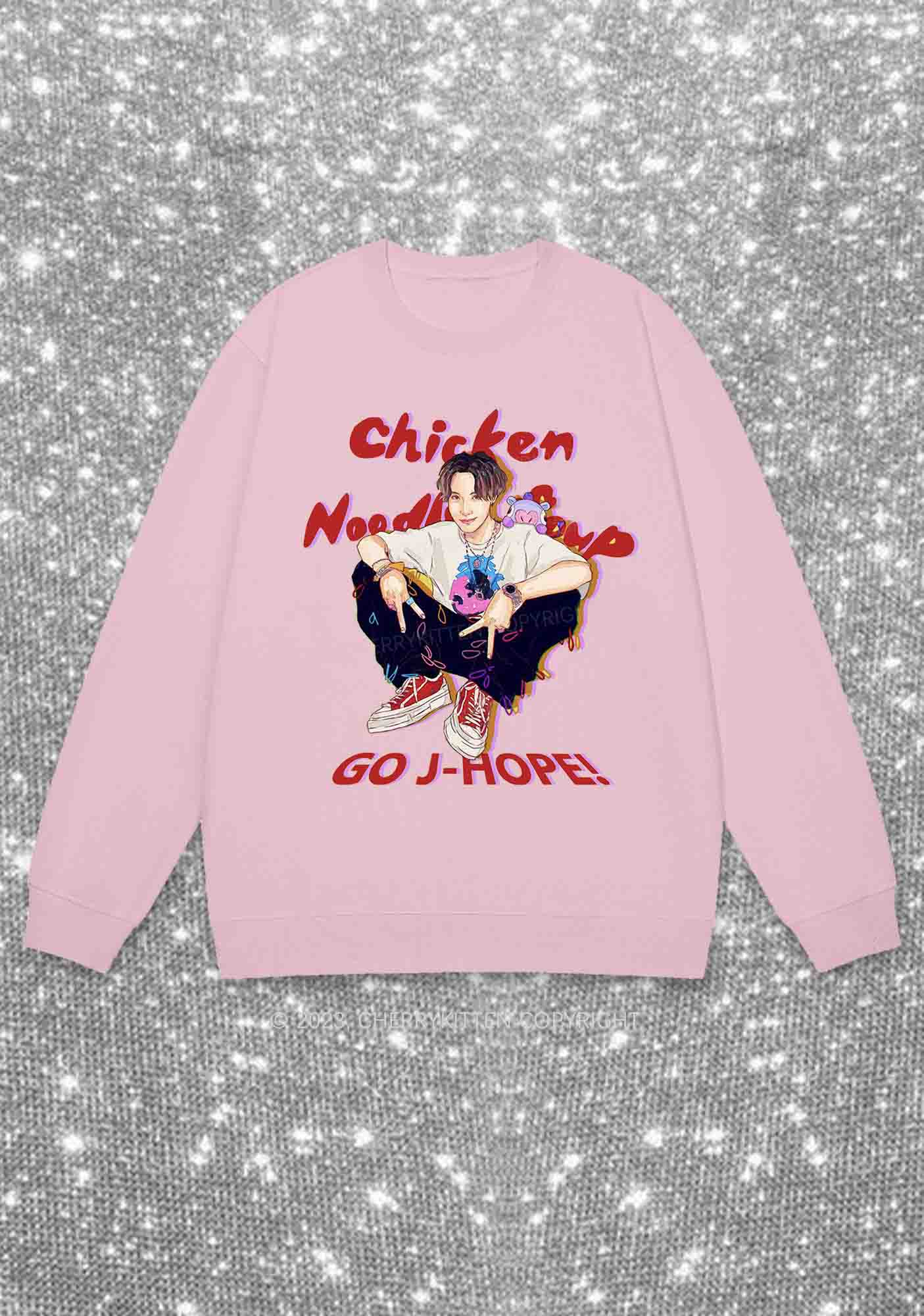 Go JH Kpop Y2K Sweatshirt Cherrykitten