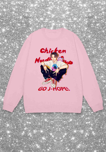 Go JH Kpop Y2K Sweatshirt Cherrykitten