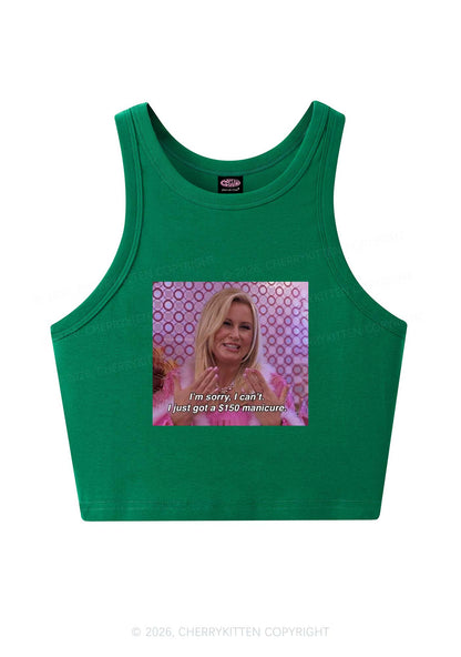 I Just Got Manicure Y2K Crop Tank Top Cherrykitten