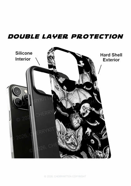 Halloween Goth Animal Bone Skull Y2K Phone Case Cherrykitten