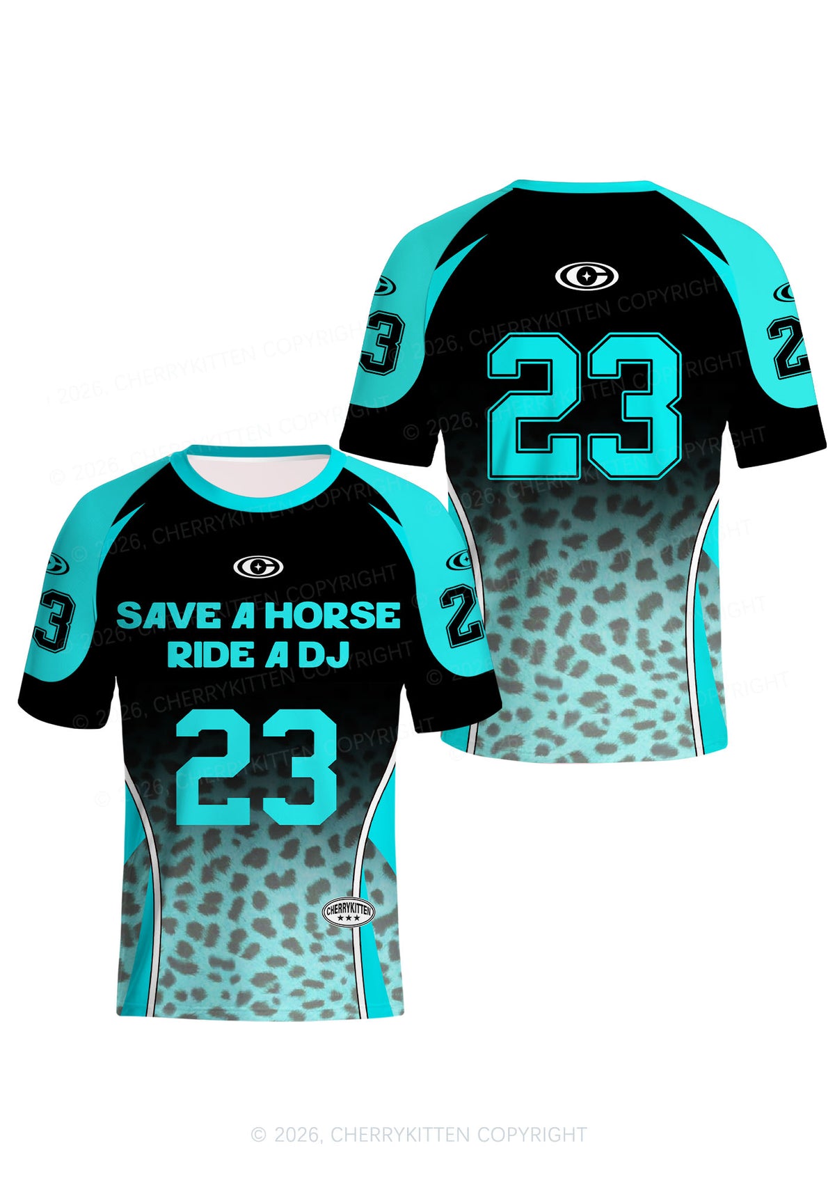 Black Ride A DJ Y2K Football Jersey Shirts Cherrykitten