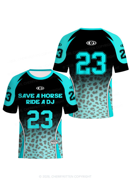Black Ride A DJ Y2K Football Jersey Shirts Cherrykitten