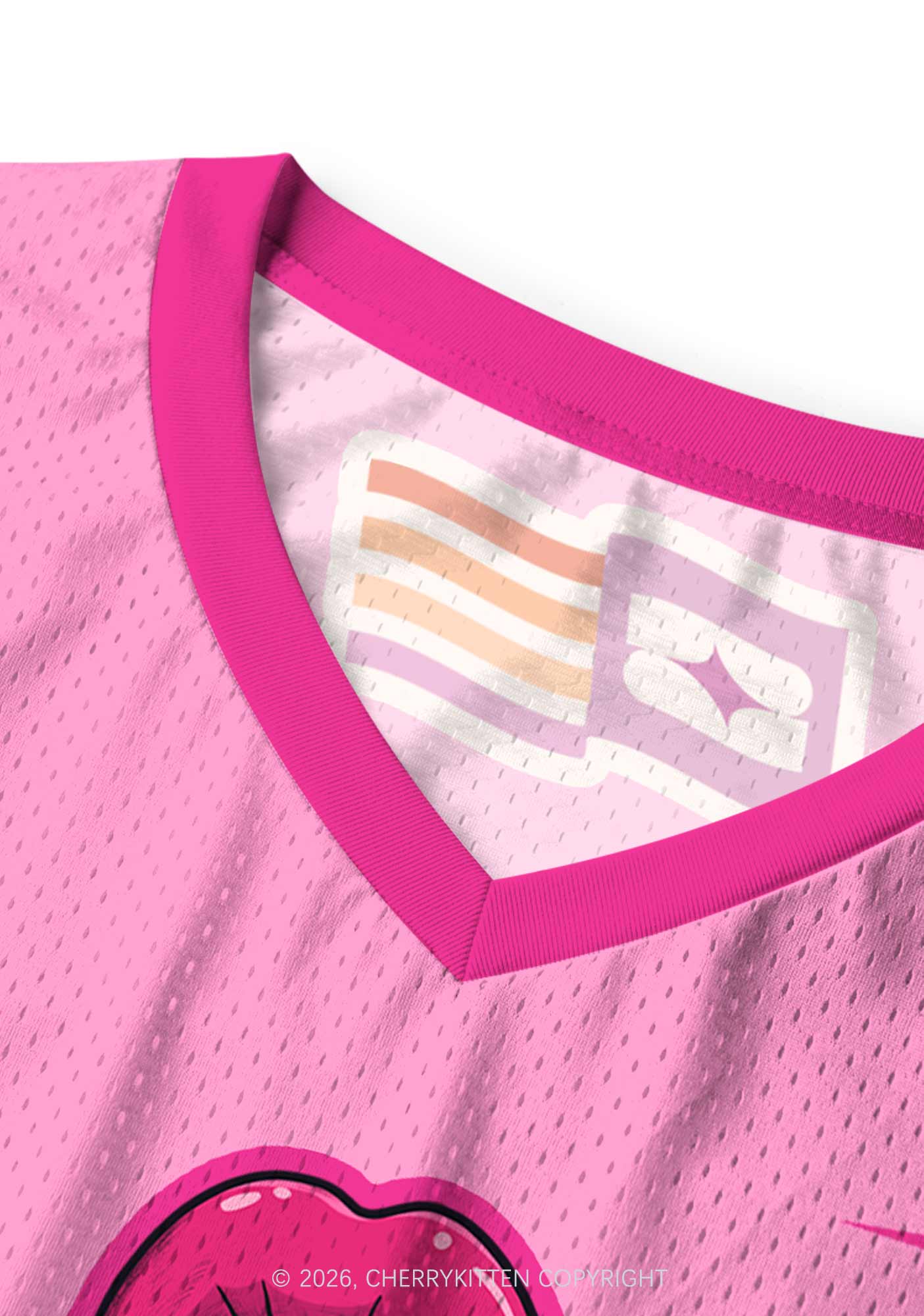 Lesbian Kissing Pride Y2K Sport Jersey Tank Cherrykitten