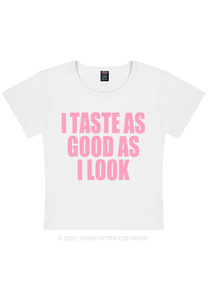 Curvy Taste Good Y2K Baby Tee Cherrykitten