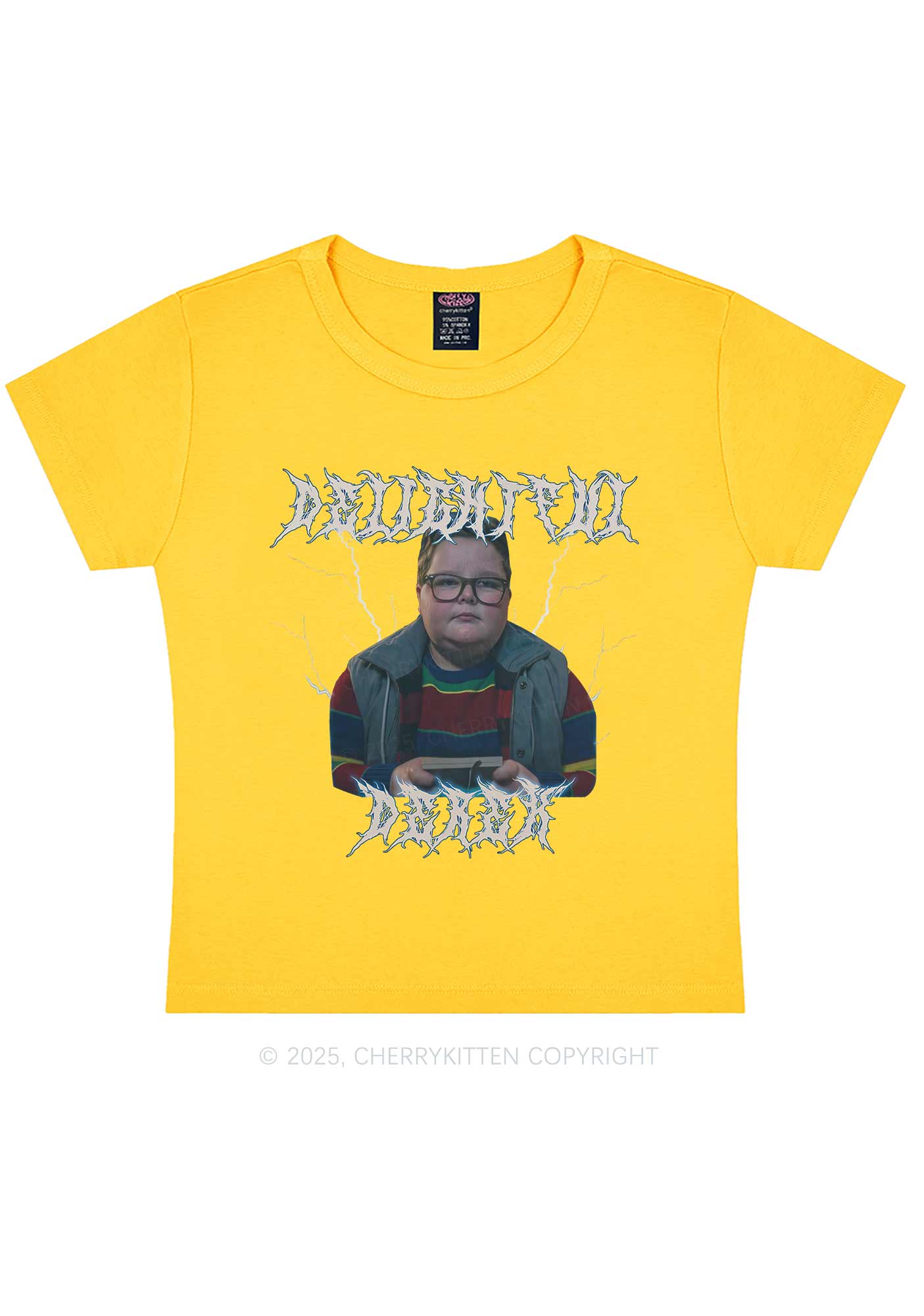 Delightful Boy Y2K Baby Tee Cherrykitten