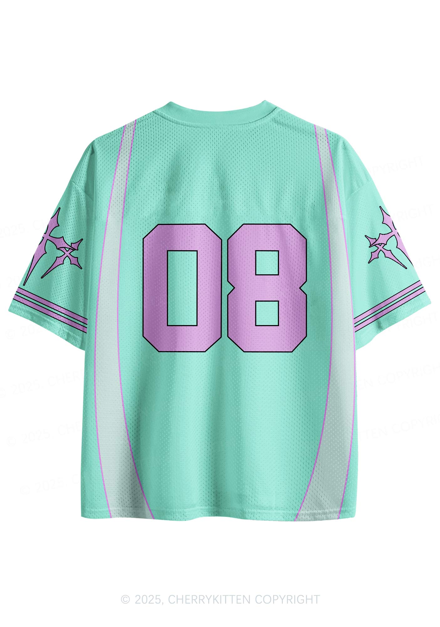 Custom Mint Green Cxxt Star Y2K Sport Jersey Shirts Cherrykitten