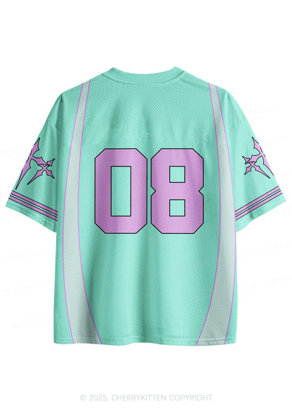 Custom Mint Green Cxxt Star Y2K Sport Jersey Shirts Cherrykitten