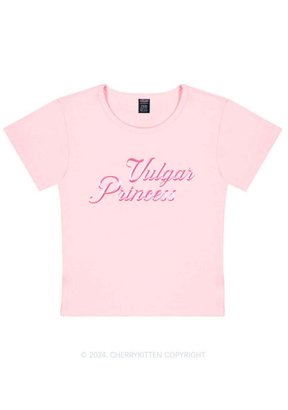 Vulgar Princess Y2K Baby Tee Cherrykitten