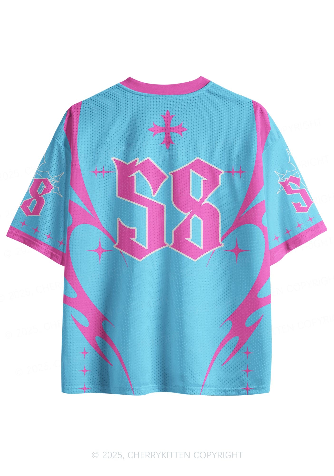 Custom Blue Star Cxxt Y2K Sport Jersey Shirts Cherrykitten