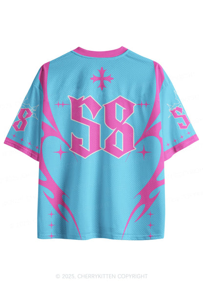 Custom Blue Star Cxxt Y2K Sport Jersey Shirts Cherrykitten