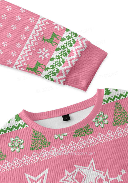 Cxxt Stars Y2K Knit Sweatshirt Cherrykitten