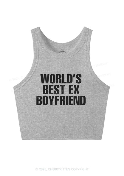 Best Ex Boyfriend Y2K Crop Tank Top Cherrykitten